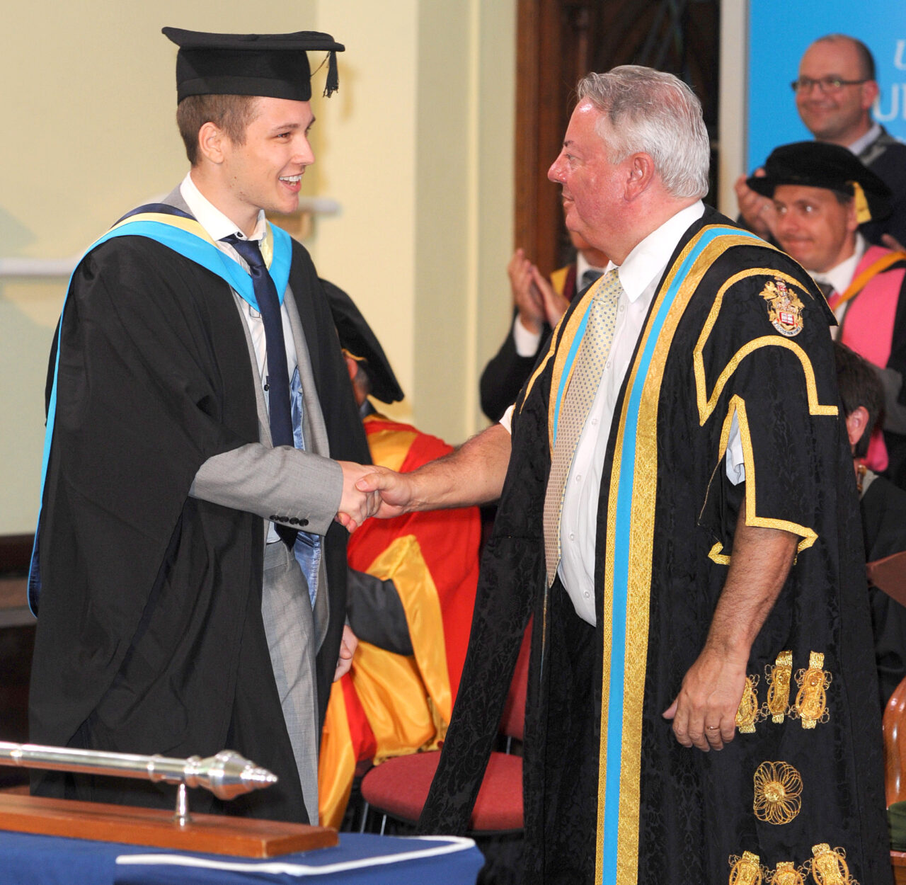 Nathan Winch graduates university